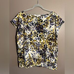 Ann Taylor LOFT Size Large Top Multicolor